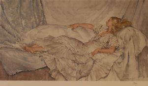 Sir William Russell Flint, pencil signed limited edition 139/850, with blind stamp to margin,