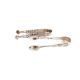 A small collection of various silver teaspoons, condiment spoons, sugar nips and a butter knife, - Image 6 of 6