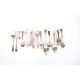 A small collection of various silver teaspoons, condiment spoons, sugar nips and a butter knife, - Image 3 of 6
