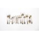 A small collection of various silver teaspoons, condiment spoons, sugar nips and a butter knife, - Image 2 of 6