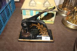 A vintage Company Seal embosser