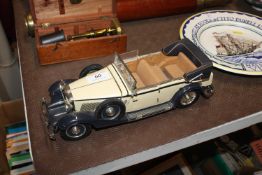 A 1/18th scale die cast model of a 1932 Maybach Ze