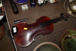 A three quarter size Mittenwald violin circa 1910