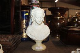 A classical style bust of a maiden