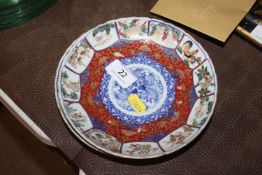 A pair of 19th Century Japanese Imari plates decor