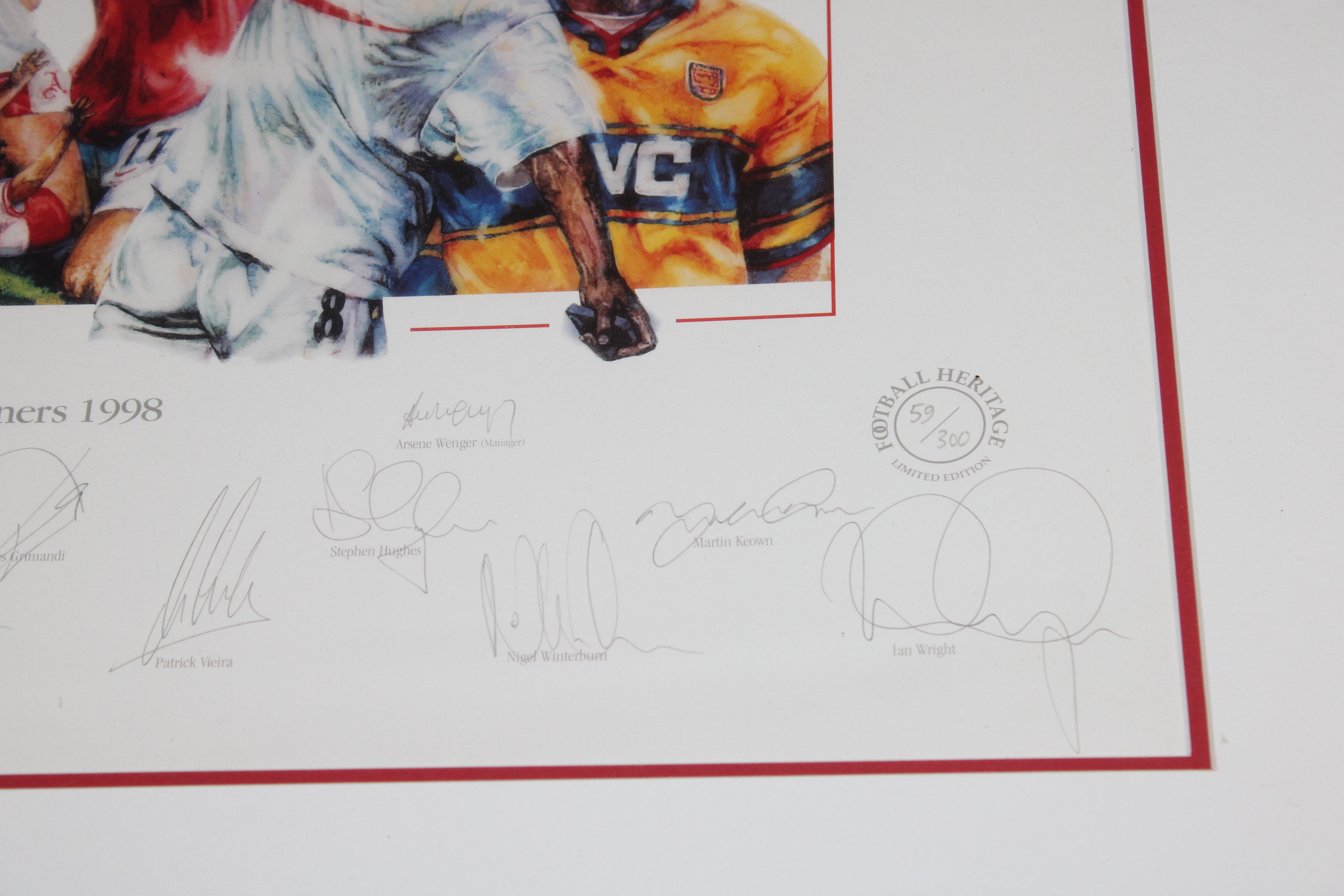 A limited Edition Arsenal print together with a fr - Image 4 of 6