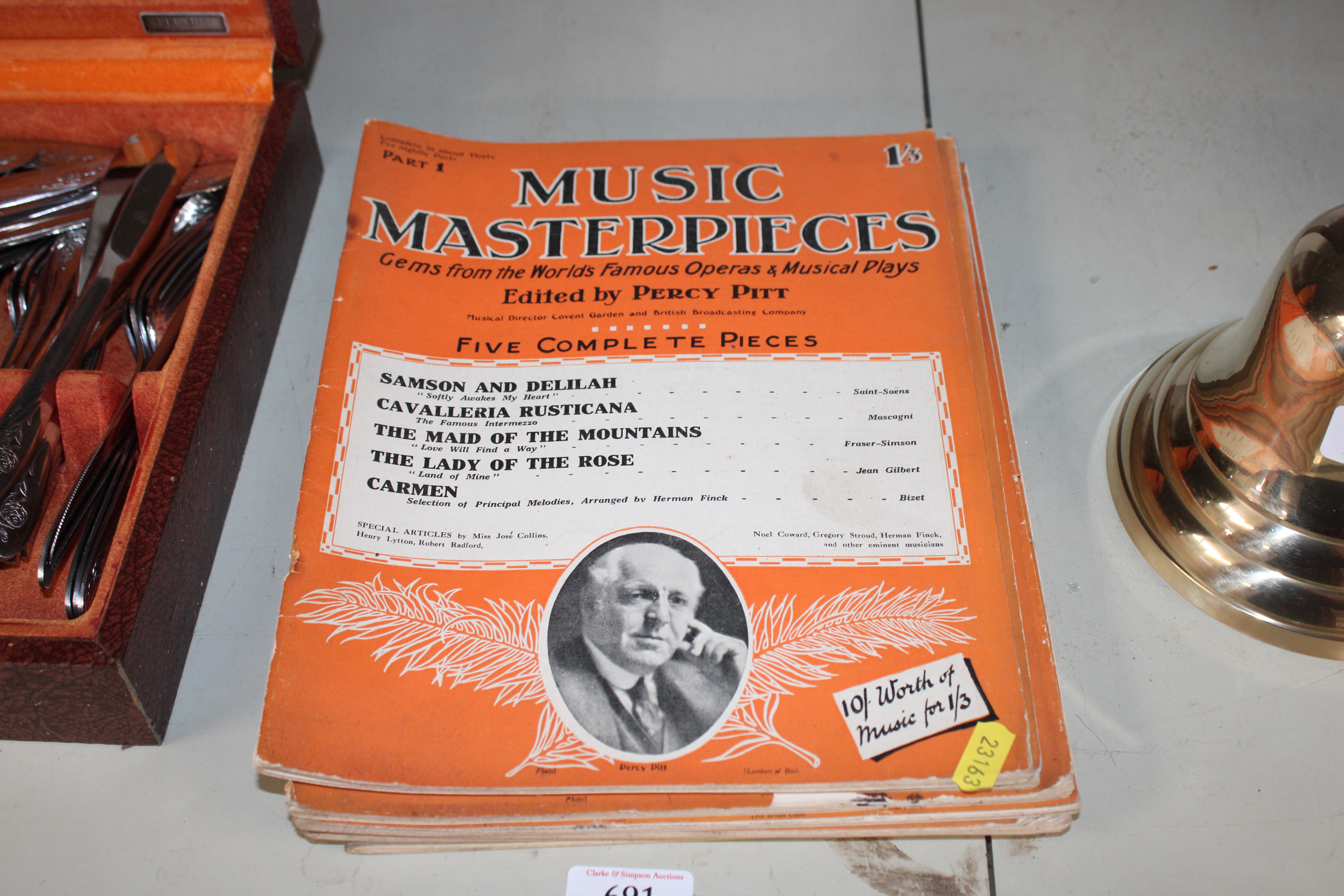 A collection of Music Masterpieces programmes