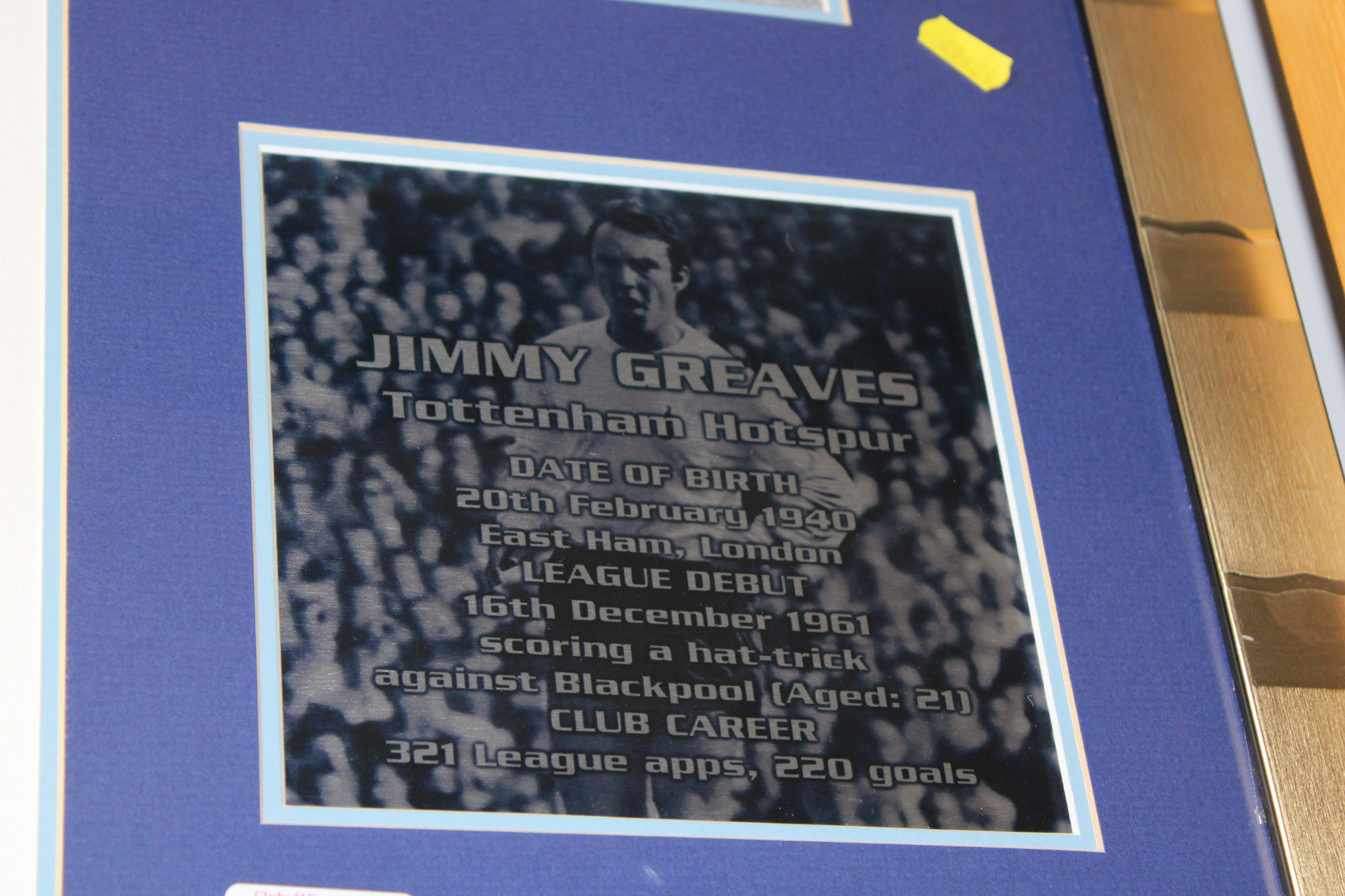 A Wembley 1967 framed shirt bearing signature - Image 4 of 4