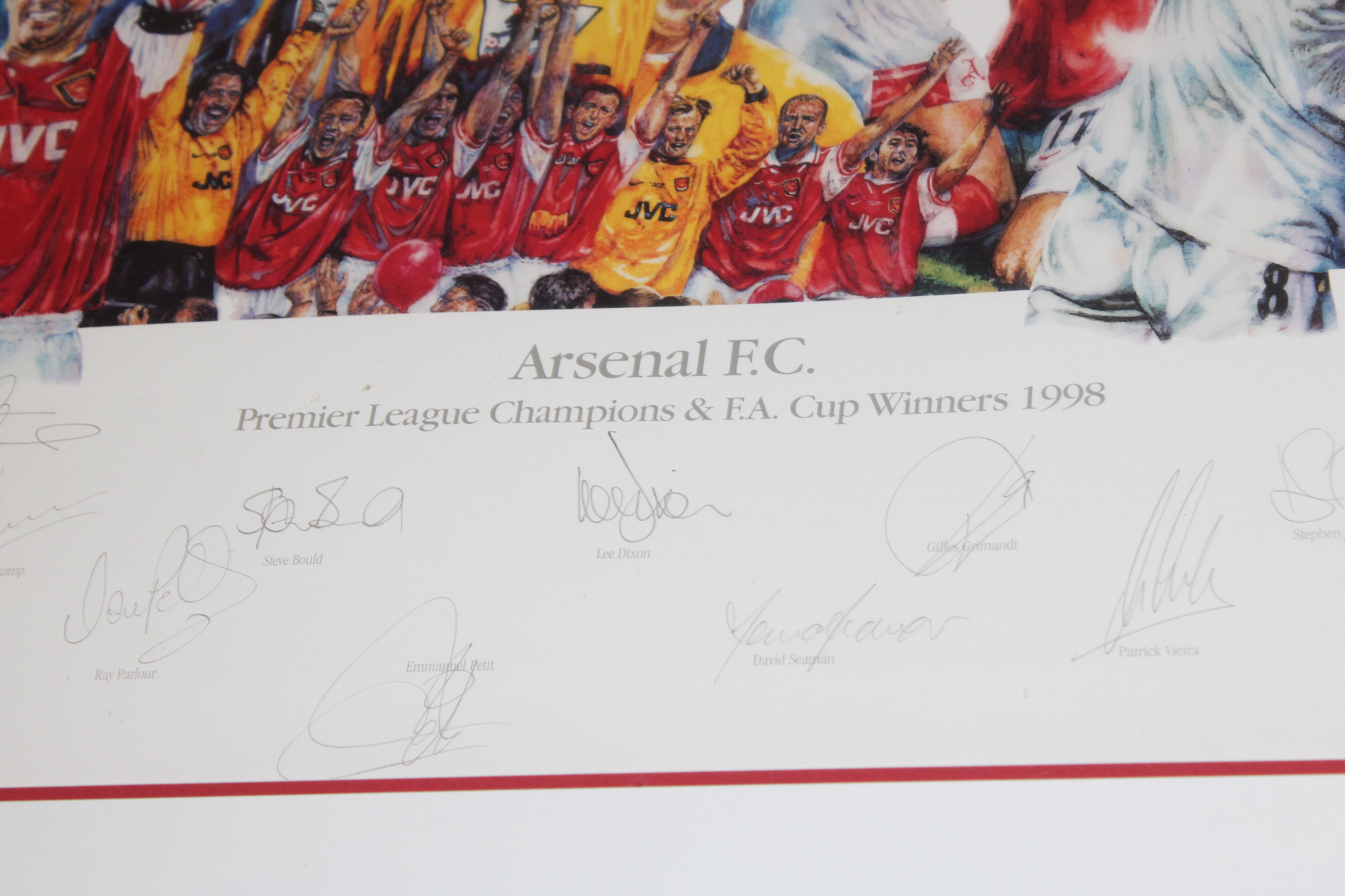 A limited Edition Arsenal print together with a fr - Image 5 of 6