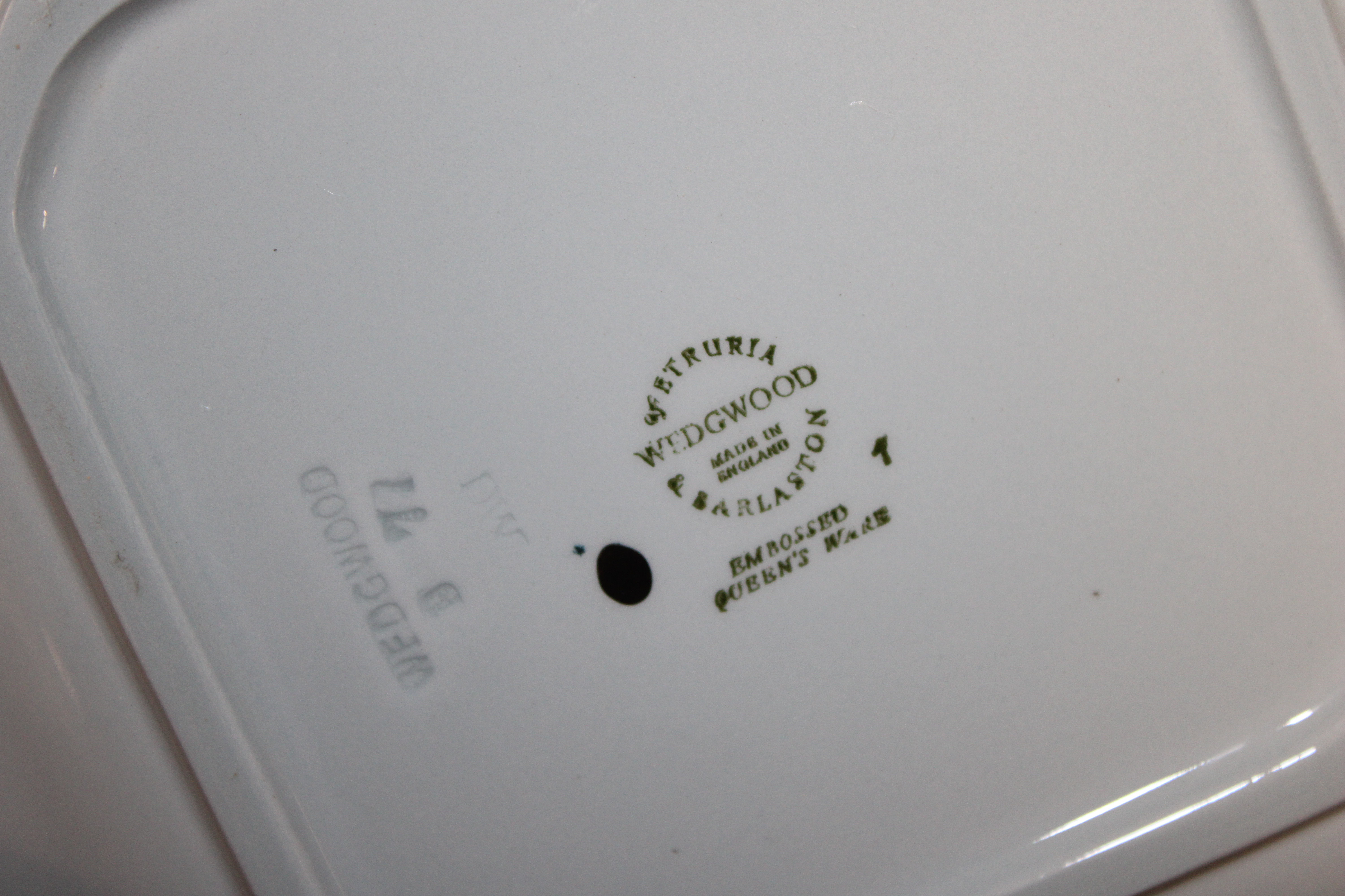 A quantity of Wedgwood embossed Queens ware; two W - Image 5 of 5