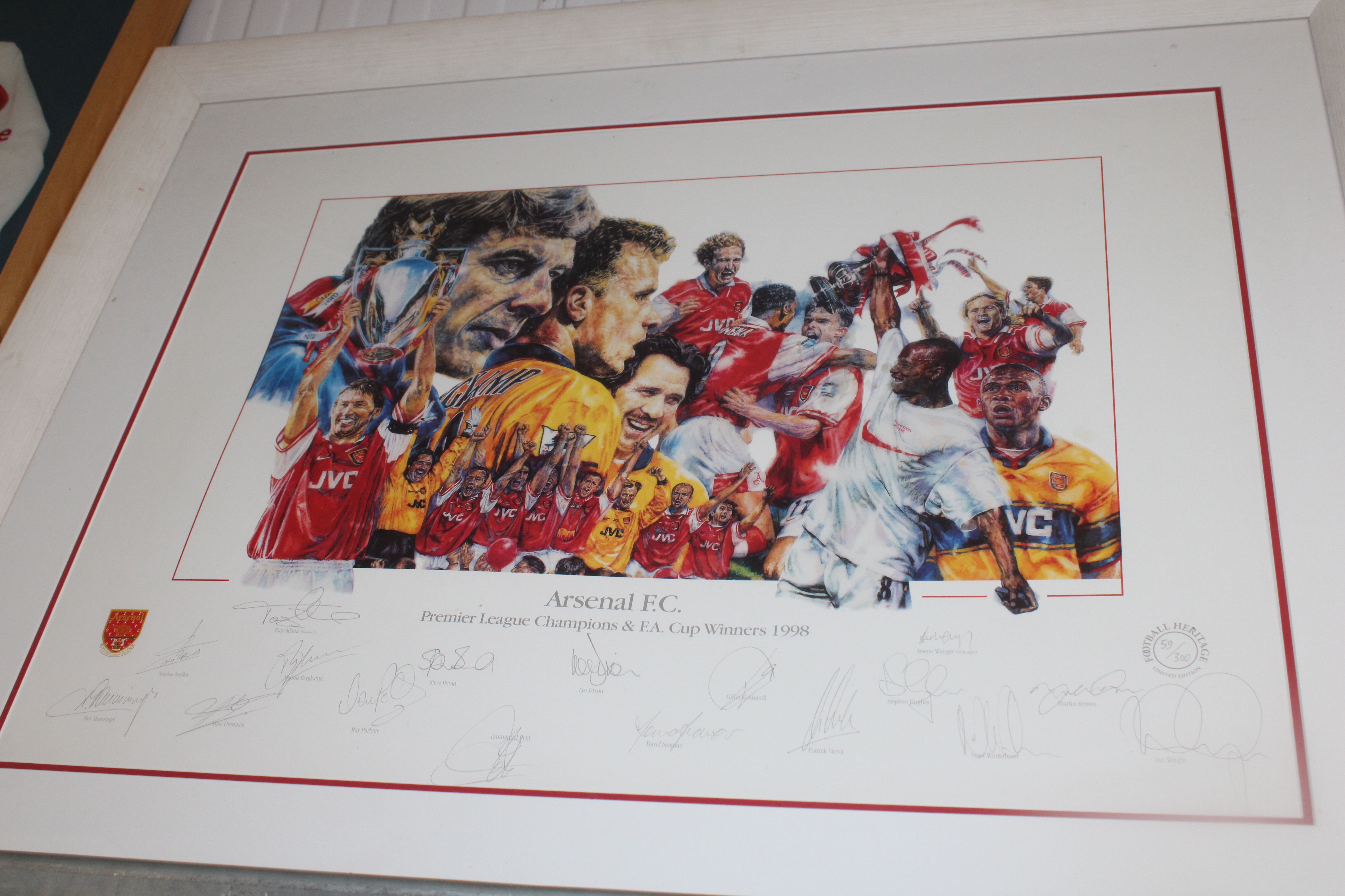 A limited Edition Arsenal print together with a fr - Image 3 of 6