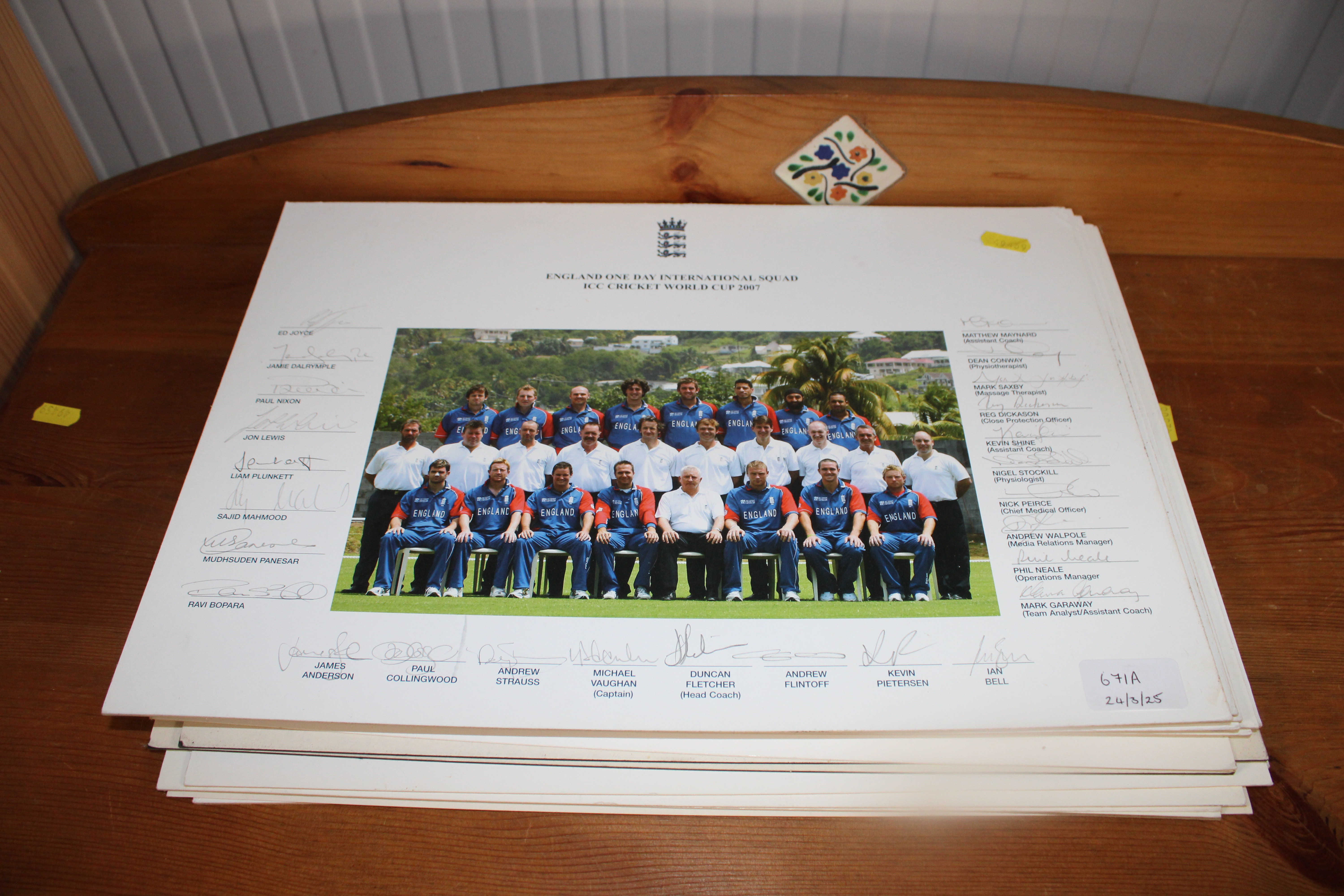 A collection of cricket related photos