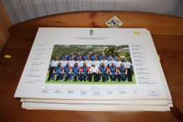 A collection of cricket related photos