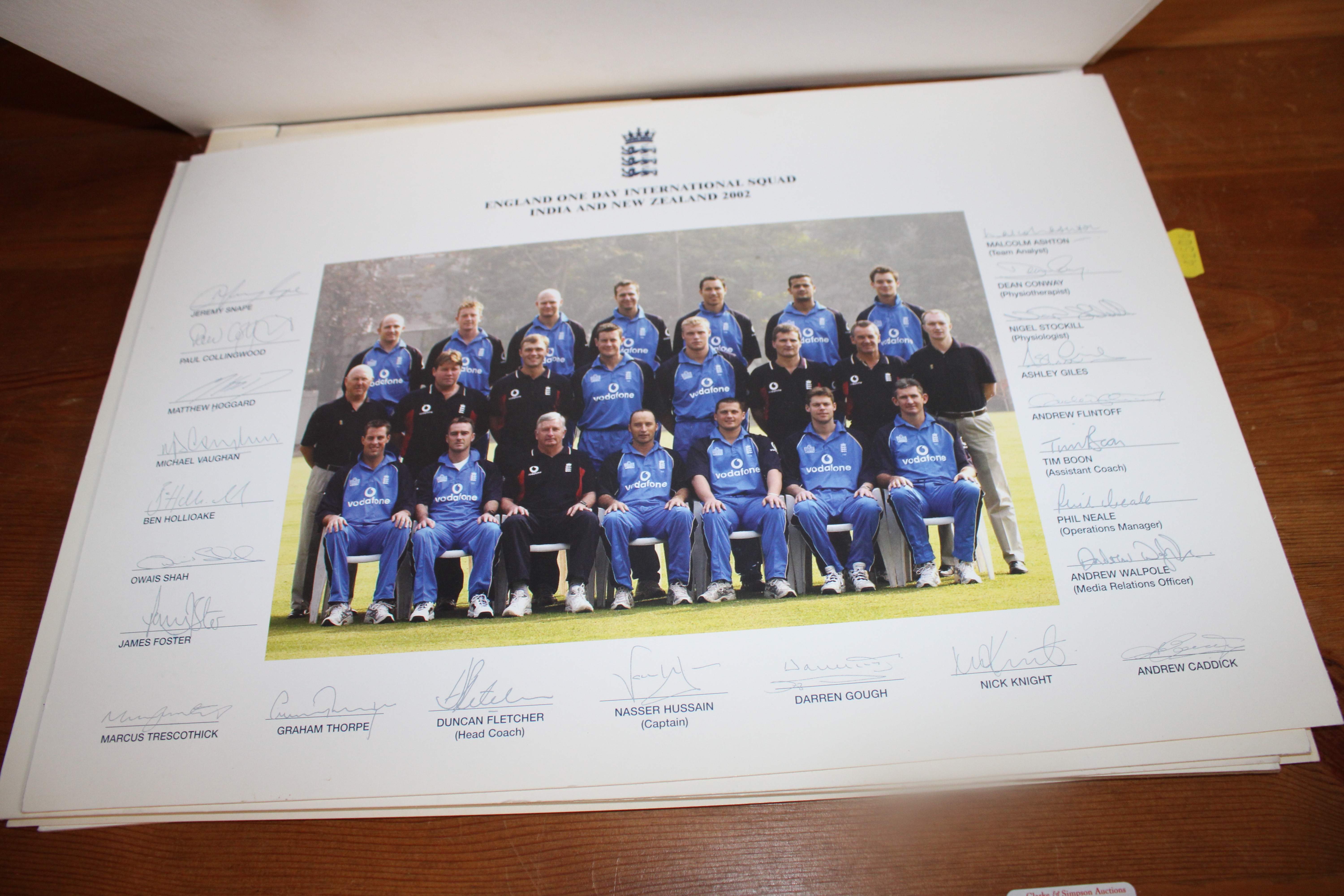 A collection of cricket related photos - Image 5 of 5