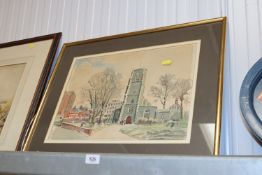 Alfred Ransome, watercolour study of St Clements C