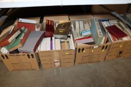Four boxes of various books to include Folio Socie