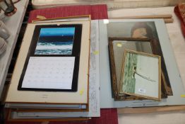 A collection of various pictures and prints
