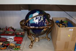 A world globe on stand