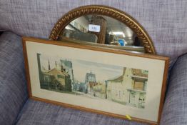 After J Fletcher Watson, coloured print of Norfolk