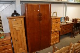 A two door gentleman's wardrobe