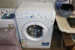 An Indesit washing machine