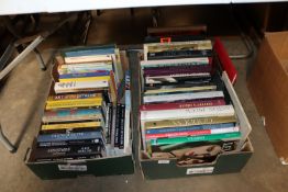 Two boxes of various art related books