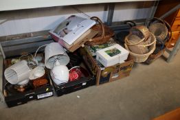 Three boxes containing various sundry items to inc