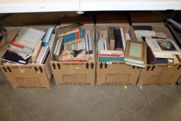 Four boxes of various books