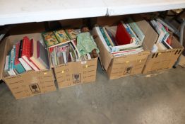 Four boxes of various books