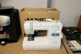 A Janome Mystyle 22 sewing machine