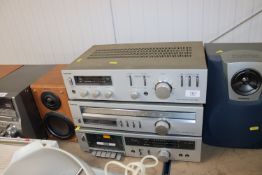 A Toshiba stack comprising stereo amplifier, stere