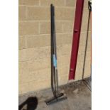 2x Heavy duty steel rakes. V