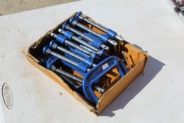 10x Assorted G Cramps. V