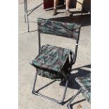 Folding hunting stool (225lb). V