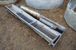 3x long and 2x short sheep troughs. V