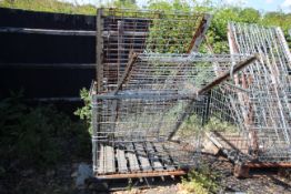 3x Palletower pallet cages. V