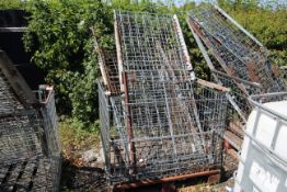 3x Palletower pallet cages. V
