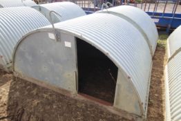 Harvey 1.7m insulated farrowing ark. For sale due to sale of pigs. 1.7m long x 2.6m wide x 1.4m