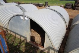 Harvey 1.7m insulated farrowing ark. For sale due to sale of pigs. 1.7m long x 2.6m wide x 1.4m