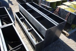 12 space pig feeder and 2x 8 space pig feeders. V