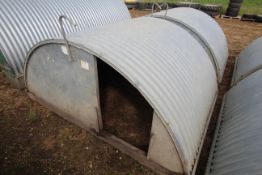 Harvey 1.7m insulated farrowing ark. For sale due to sale of pigs. 1.7m long x 2.6m wide x 1.4m