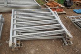 7x Ritchie 1.6m cattle race hurdles. For sale due