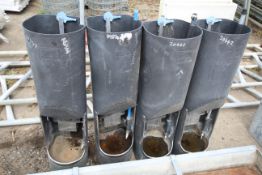 4x Rotecna pig feeders/ drinkers. V