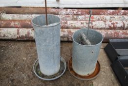 2x poultry feeders.