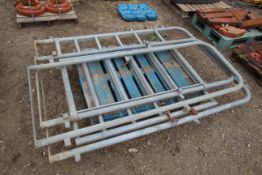 Cattle race hoop and 2x race gates. For sale due t