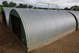 Harvey 15ft dry sow ark. For sale due to sale of pigs. 4.6m long x 2.8m wide x 2m tall.