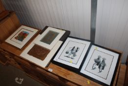 Terry Onanian abstract study 'Wild Wadi', two othe