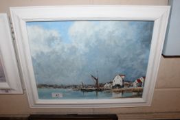 Ken Curtis, acrylic study Woodbridge Tide Mill