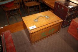 A light oak cased Chad Valley Mah Jong set