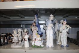 A collection of various figurines to include Willo
